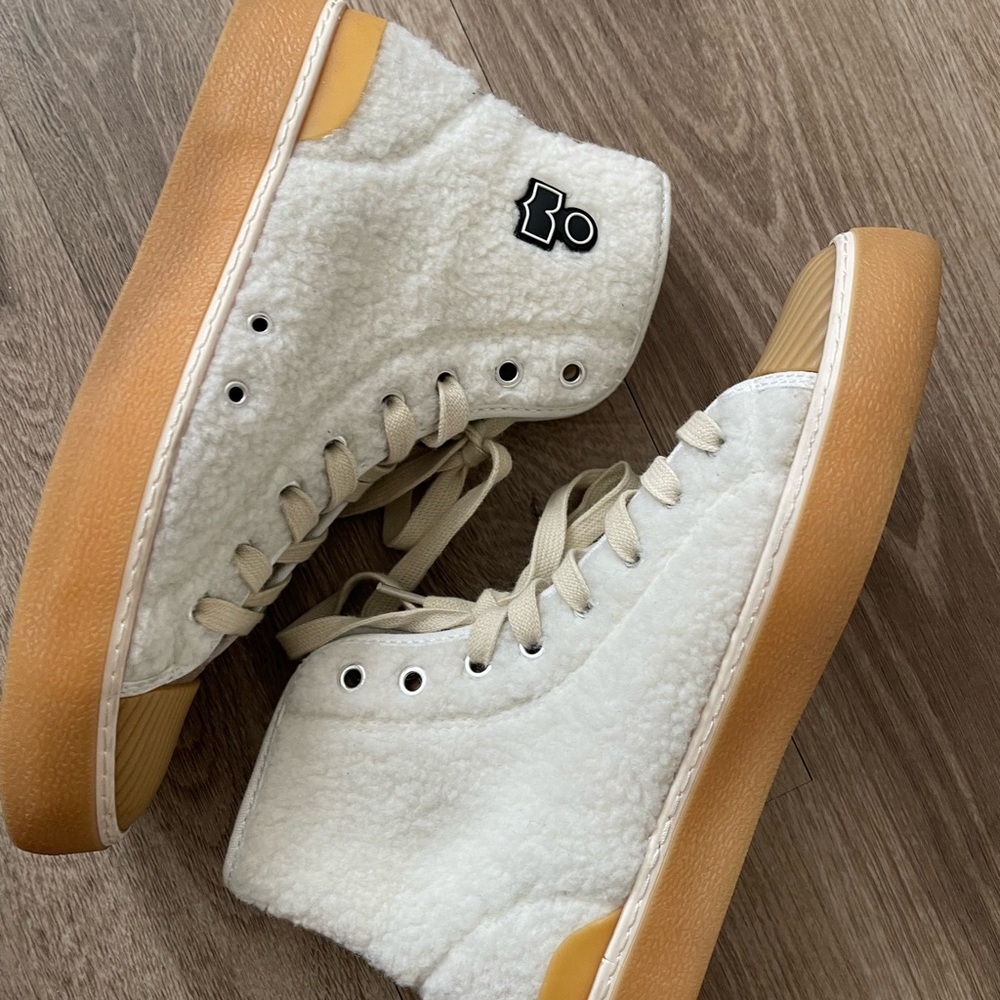 ISABEL MARANT White Benkeen Sneakers high-top - Picture 10 of 14